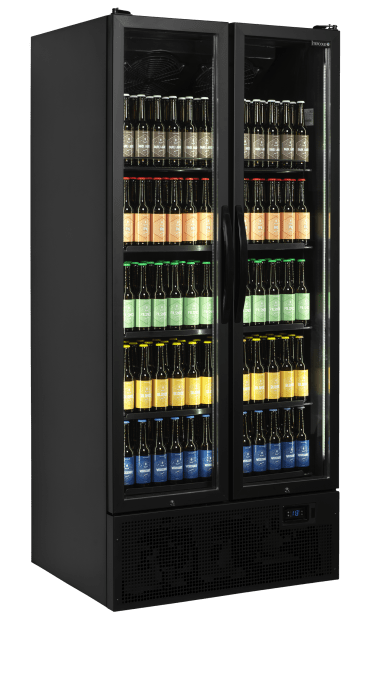 Vitrine réfrigérée noire