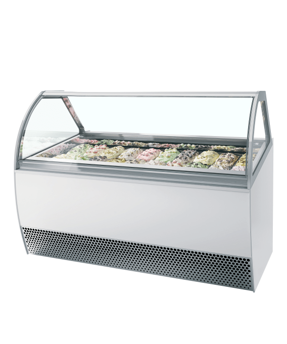 Vitrine ventilée pour glace en bac TEFCOLD MILLENNIUM LX20