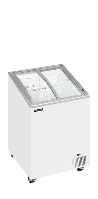 Congélateur de crème glacée TEFCOLD IC101SCEB LED