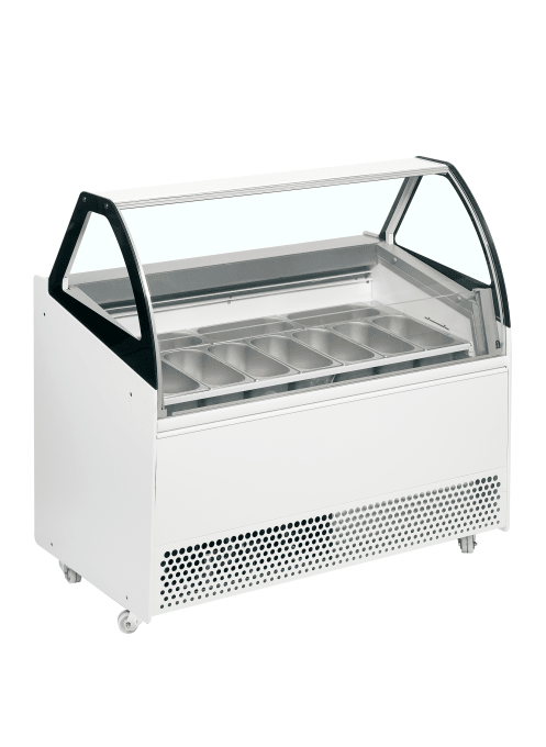 Vitrine ventilée pour glace en bac TEFCOLD BERMUDA VIEW RV10