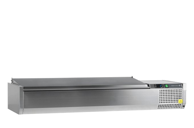 Vitrine réfrigérée GN1/3 TEFCOLD VK38-160 S/S LID