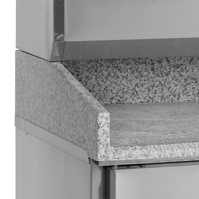 Table à pizza avec module pour garniture TEFCOLD PT1310 + VK38-200