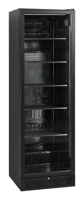 Vitrine réfrigérée noire TEFCOLD SCU1425H