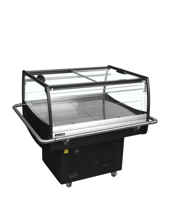 Réfrigérateur noir pour achats impulsifs TEFCOLD PDC90SL