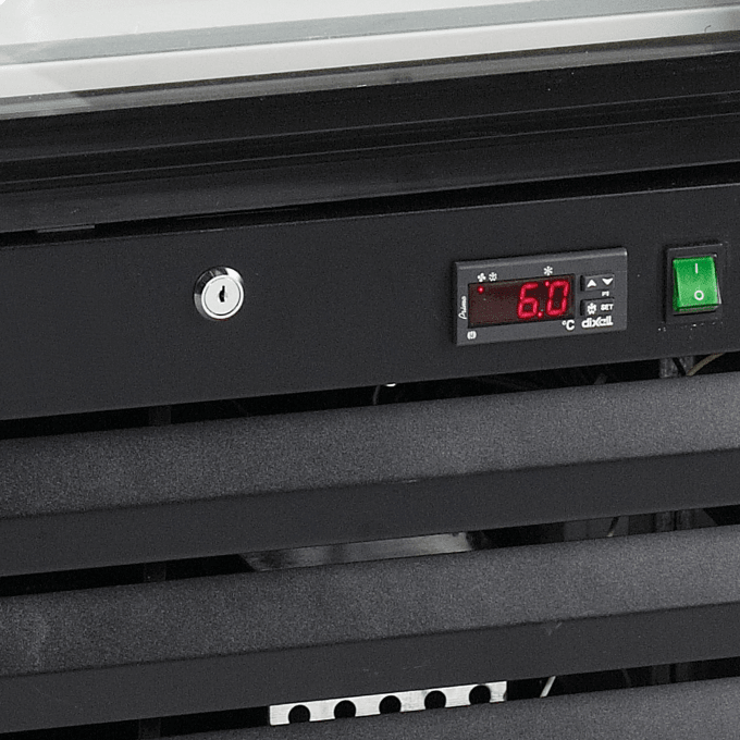 Congélateur vertical de vitrine TEFCOLD NF2500G