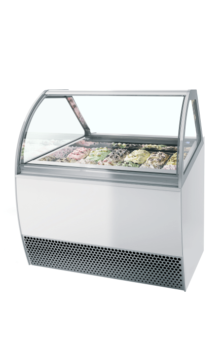 Vitrine ventilée pour glace en bac TEFCOLD MILLENNIUM LX12