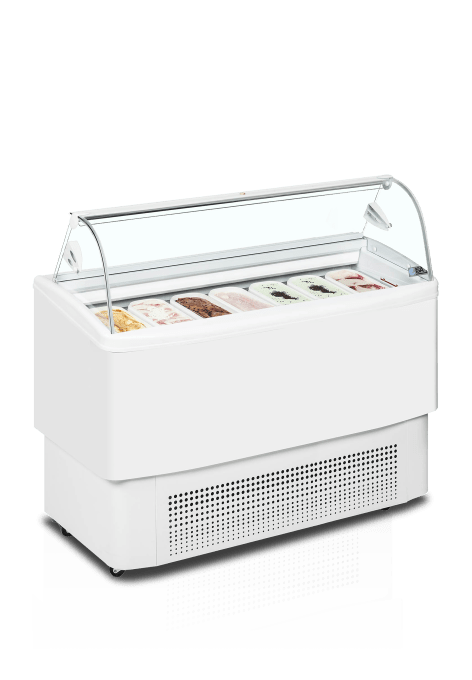 Vitrine ventilée pour glace en bac TEFCOLD FIJI 7