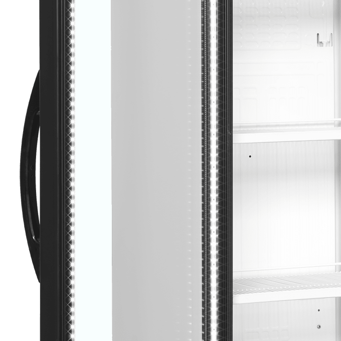 Réfrigérateur à boissons, charnières côté gauche TEFCOLD CEV425CP 2 LED L/H