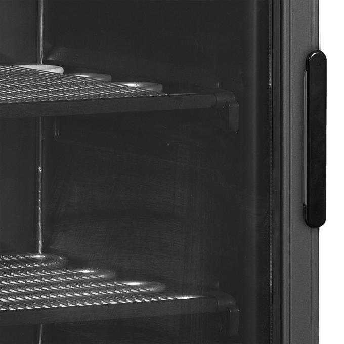 Vitrine à froid négatif, TEFCOLD UFSC371G Black L/H