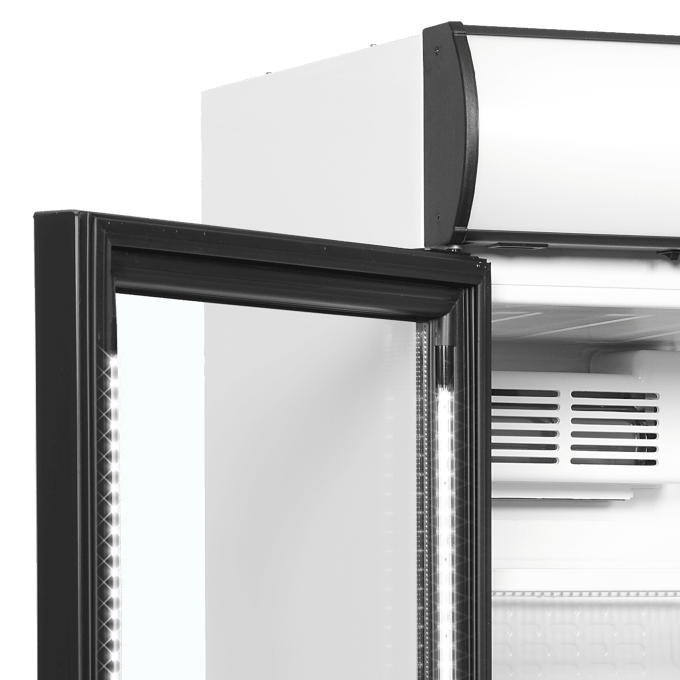 Réfrigérateur à boissons, charnières côté gauche TEFCOLD CEV425CP 2 LED L/H