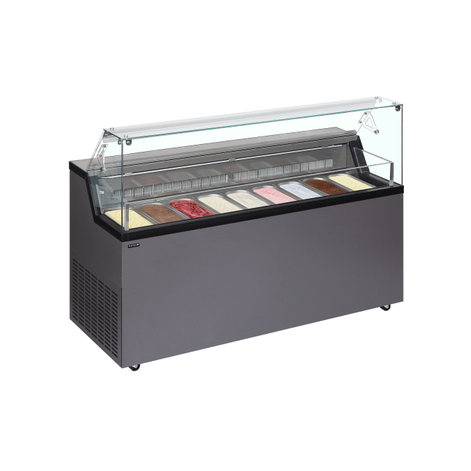 Vitrine pour glace en bac TEFCOLD MIRABELLA 9