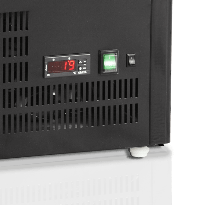Vitrine réfrigérée pour comptoir TEFCOLD UPD80-BLACK