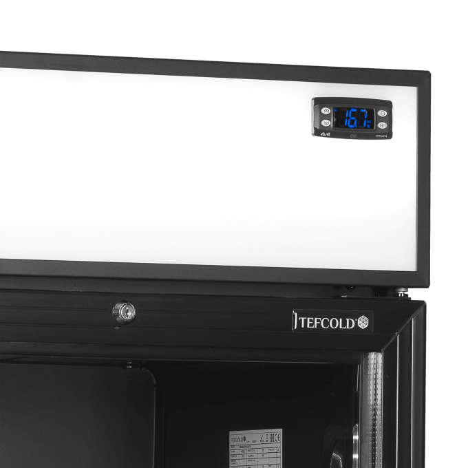 Réfrigérateur à boissons noir TEFCOLD CEV435CP BLACK