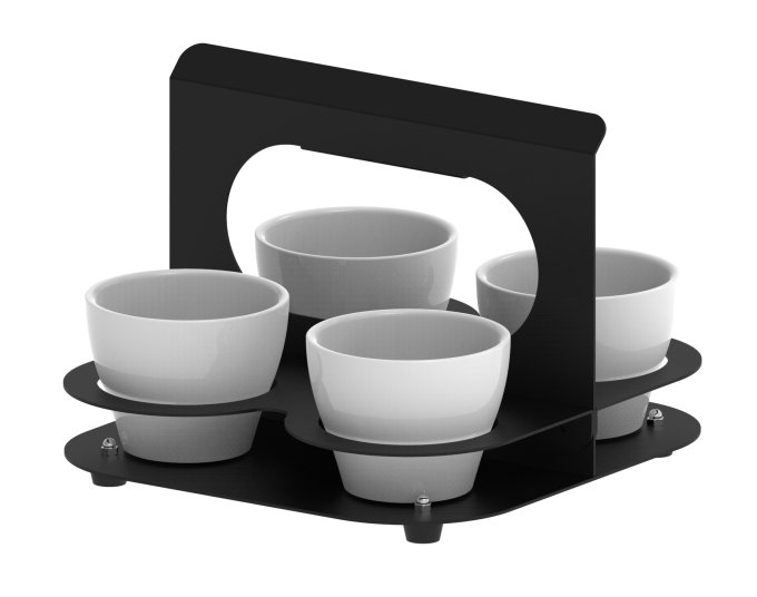 Présentoir à ramequins 4 - Lopo CASSELIN CPR4L