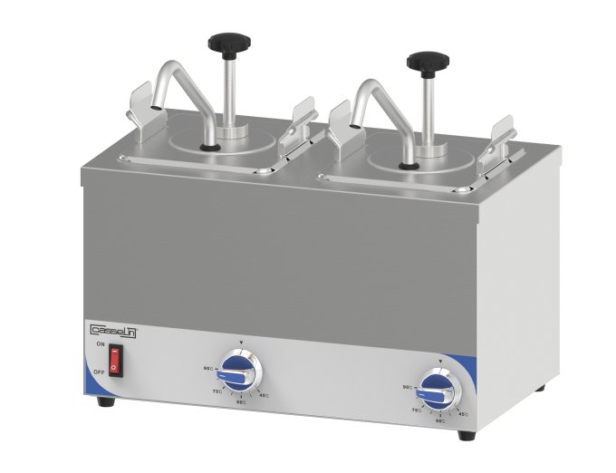 Pompe à sauce chauffante double CASSELIN CPSC2