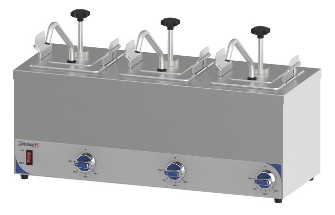 Pompe à sauce chauffante triple CASSELIN CPSC3