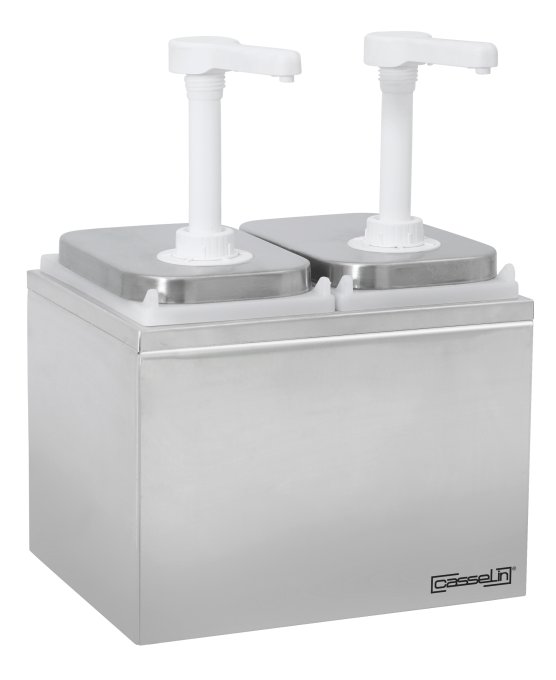 Pompe à sauce neutre 2 x 2L CASSELIN CPSN22L
