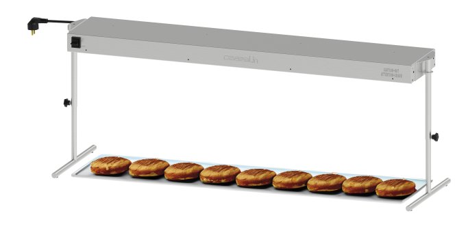 Rampe chauffante infrarouge avec éclairage 600