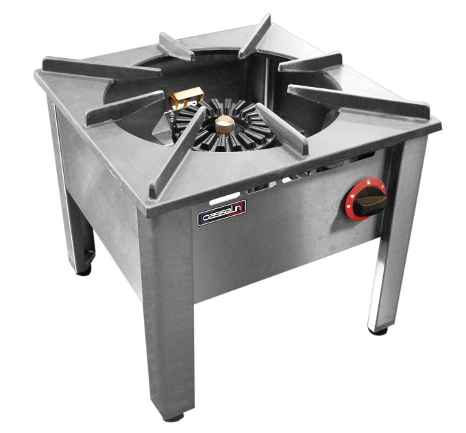 Réchaud à gaz sur pieds