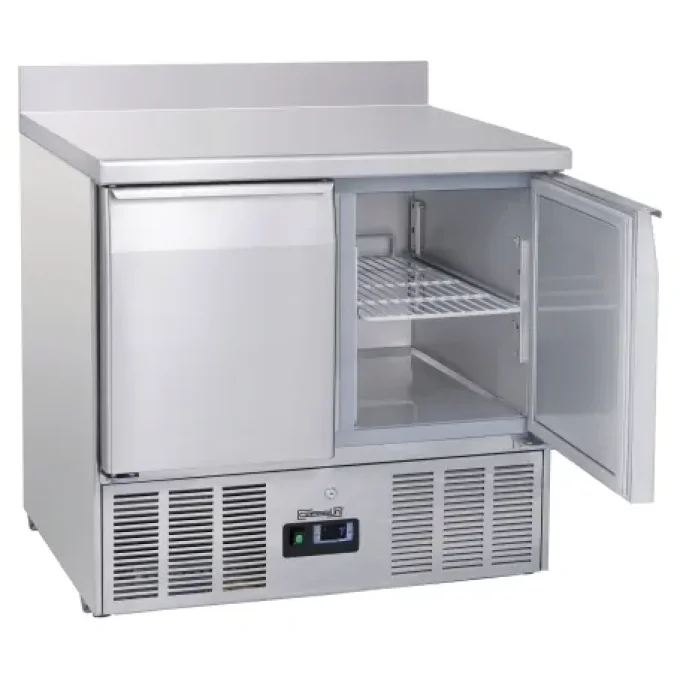 Desserte réfrigérée avec dosseret 2 portes GN 1/1 CASSELIN CSAD2P