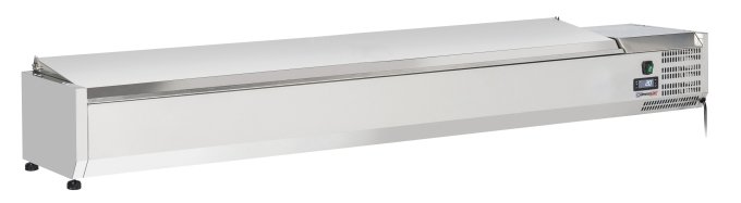 Saladette à poser 10 x GN 1/4 avec couvercle CASSELIN CSAP1014C