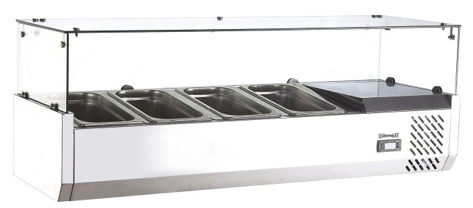 Saladette à poser 4x GN 1/3 CASSELIN CSAP413