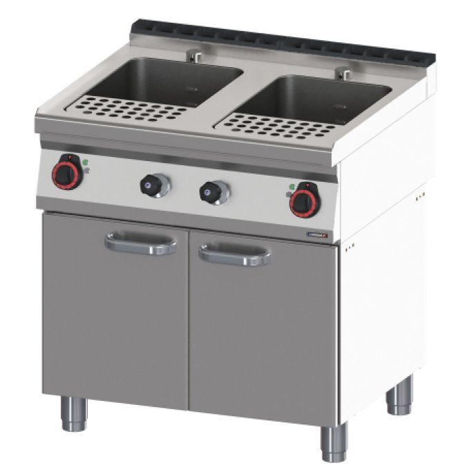 Cuiseur à pâtes 2X23 litres CASSELIN C7CAP23280S