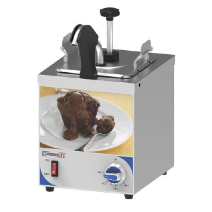 Distributeur à sauce avec pompe et bec chauffant CASSELIN CDSPBC1