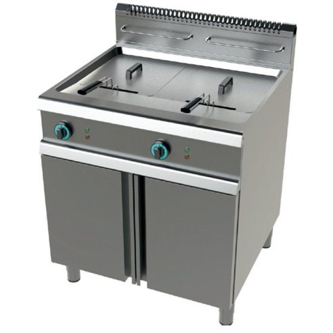 Friteuse à gaz 2 cuves 2 x 17 litres CLIMAHOSTELERIA FG7N217