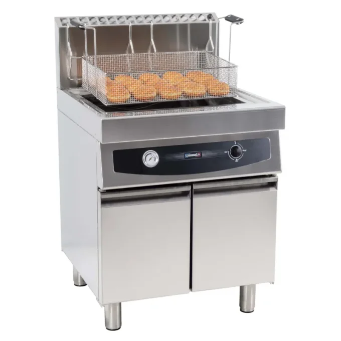 Friteuse à beignets gaz avec soubassement 35 litres CASSELIN CFBG35S