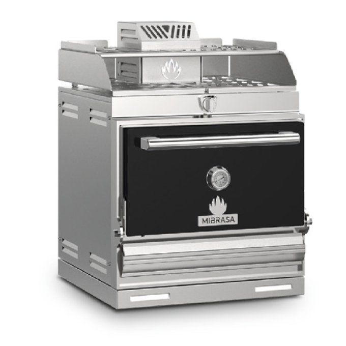 Four à charbon de table pour 45-65 couverts avec étagère chauffée VIRTUS HMBSBMINIPLUS