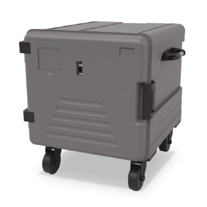 Boîte thermique chauffée sur roues, 7x GN 2/1 h=65 mm VIRTUS IAA0004