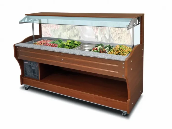 Buffet Froid Mural Réfrigération Statique VIRTUS IEC0005/I