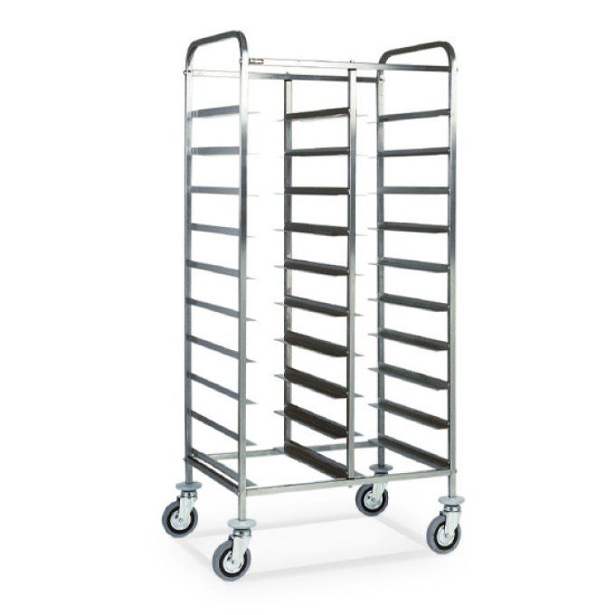 Chariot pour plaques GN, 20x GN 1/1, h=120 mm, VIRTUS IFA0032