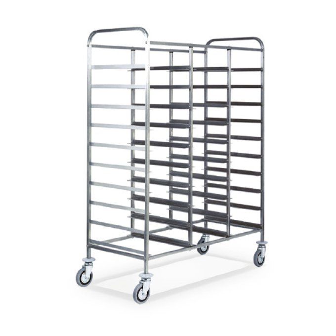 Chariot pour plaques GN, 30x GN 1/1, h=120 mm, VIRTUS IFA0033