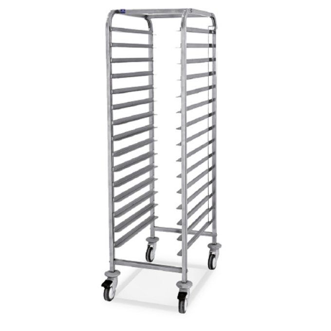 Chariot pour plaques EN, 15x 600x400 mm h=65 mm VIRTUS IFA0052