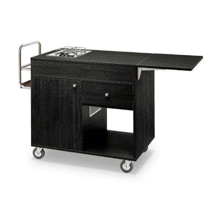 Chariot de flambage avec 2 brûleurs - LPG - coleur noir VIRTUS IFK0001 