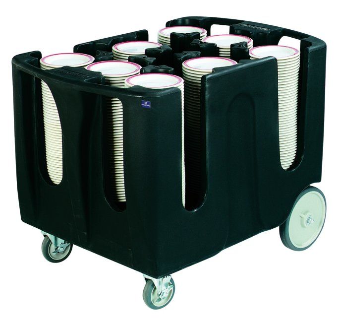 Chariot pour plaques avec 6 colonnes, max. 270-360 ø 203÷248 mm, VIRTUS KRCPP6