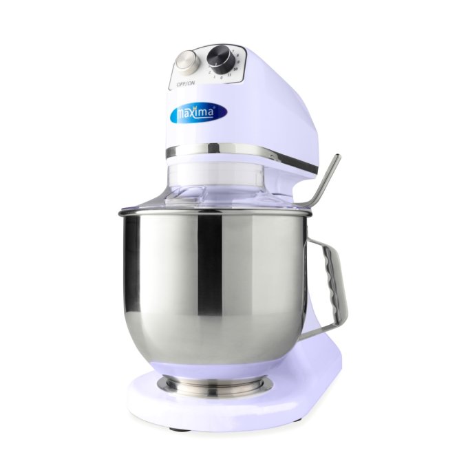 Mixer planétaire, 7 L, jusqu'à 2 kg de pâte, lilas, Maxima 09360770