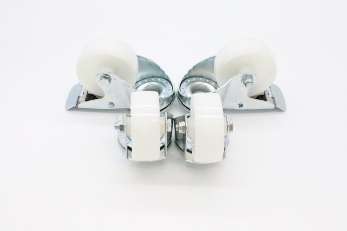 Wheels set for Table Steamer - 2 with brackes - 4.3 Inch / 11 cm Maxima 08560108