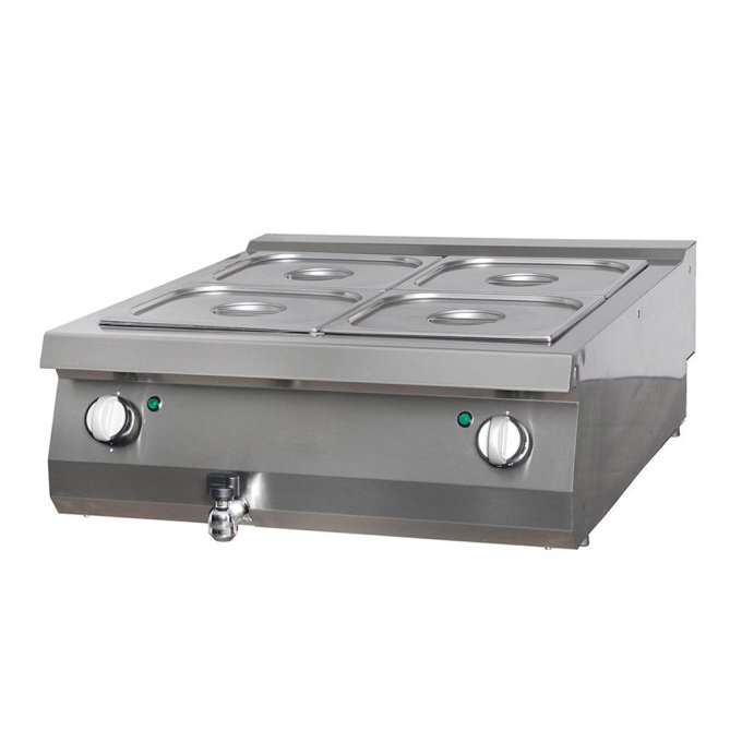Bain marie 4 cuves prof. 70 cm - électrique Maxima 09398135