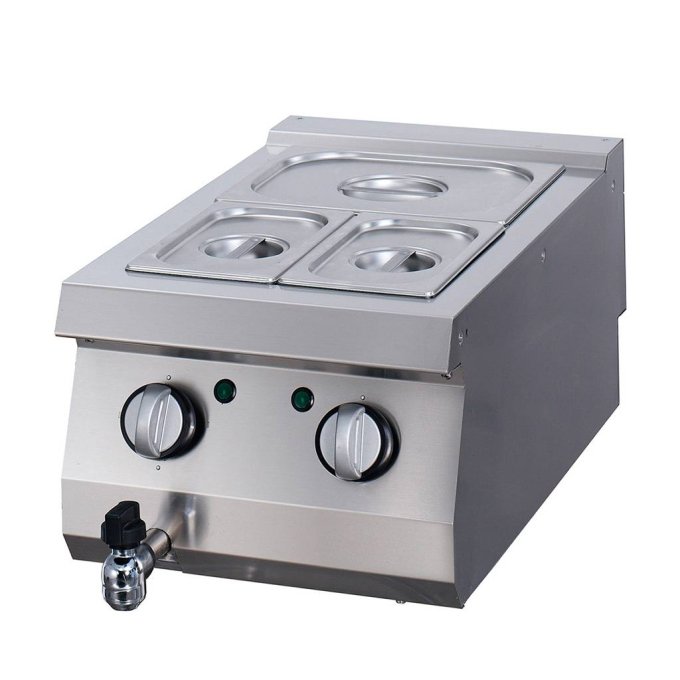 Heavy Duty bain marie (unité simple) prof. 70 cm élect. Maxima 09398130