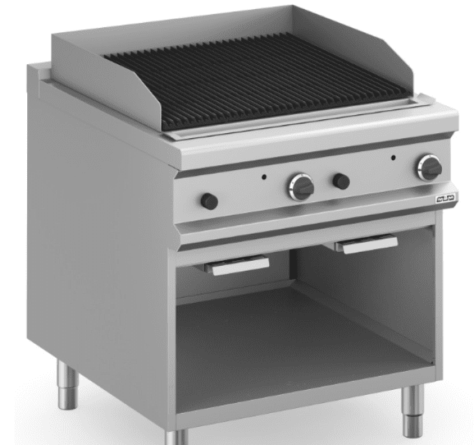 Barbecue gaz 80cm pierre volcanique ARILEX MPLG98A