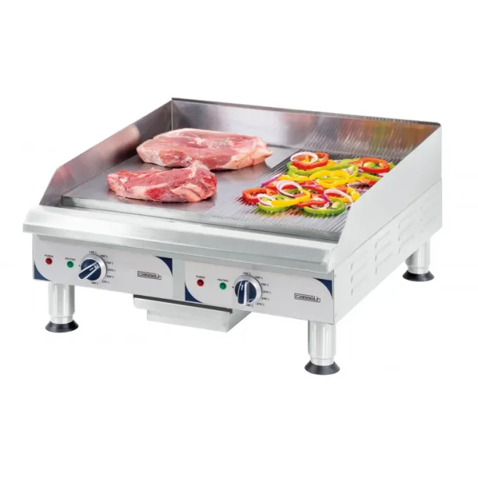 Plaque snacker large Rainurée Lisse CASSELIN CPASLRL 