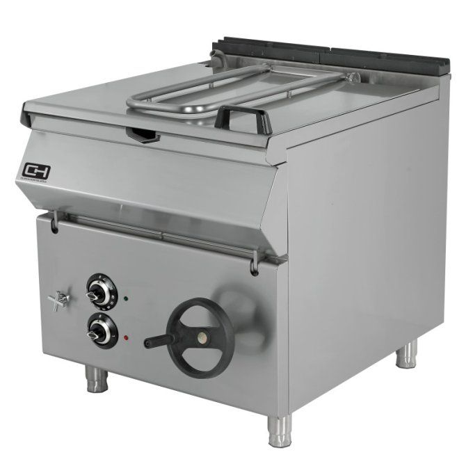 Bac basculant élect. 50 litres 9 kW 800x730x850h mm CLIMAHOSTELERIA EMPPLSDTE50