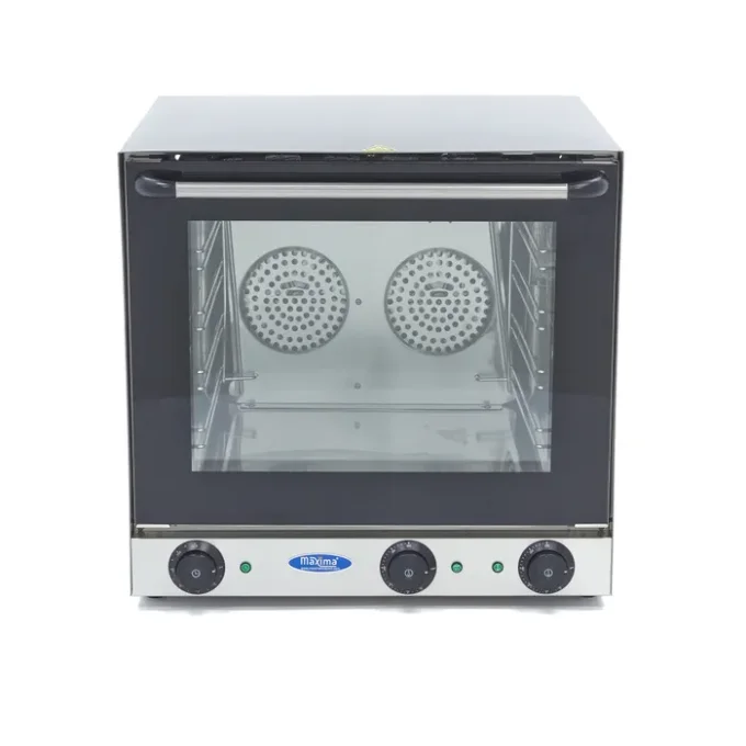 Four à convection - grill - 4 plateaux - minuterie intégrée - jusqu'à 300°C MAXIMA 09300417