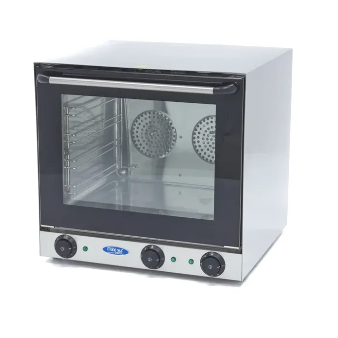 Four à convection - grill - 4 plateaux - minuterie intégrée - jusqu'à 300°C MAXIMA 09300417