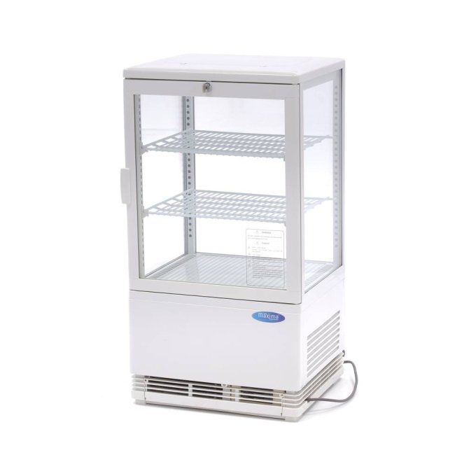 Vitrine réfrigérée - 58 L - 43 cm - blanc Maxima 09400800