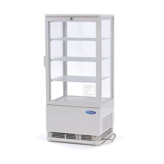 Vitrine réfrigérée - 78 L - 43 cm - blanc Maxima 09400805