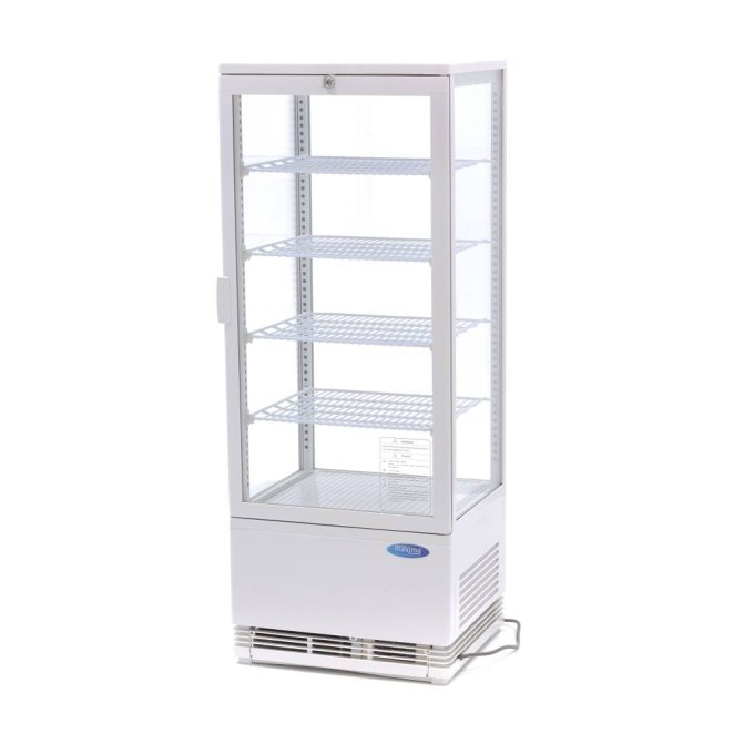 Vitrine réfrigérée - 98 L - 43 cm - blanc Maxima 09400810